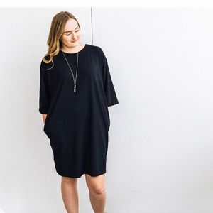 Encircled kimono jacket dress